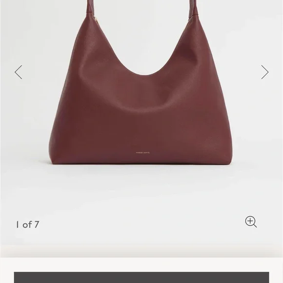 MANSUR GAVRIEL PLUM COLORED LARGE CANDY BAG PERFECT CONDITION - Picture 7 of 9